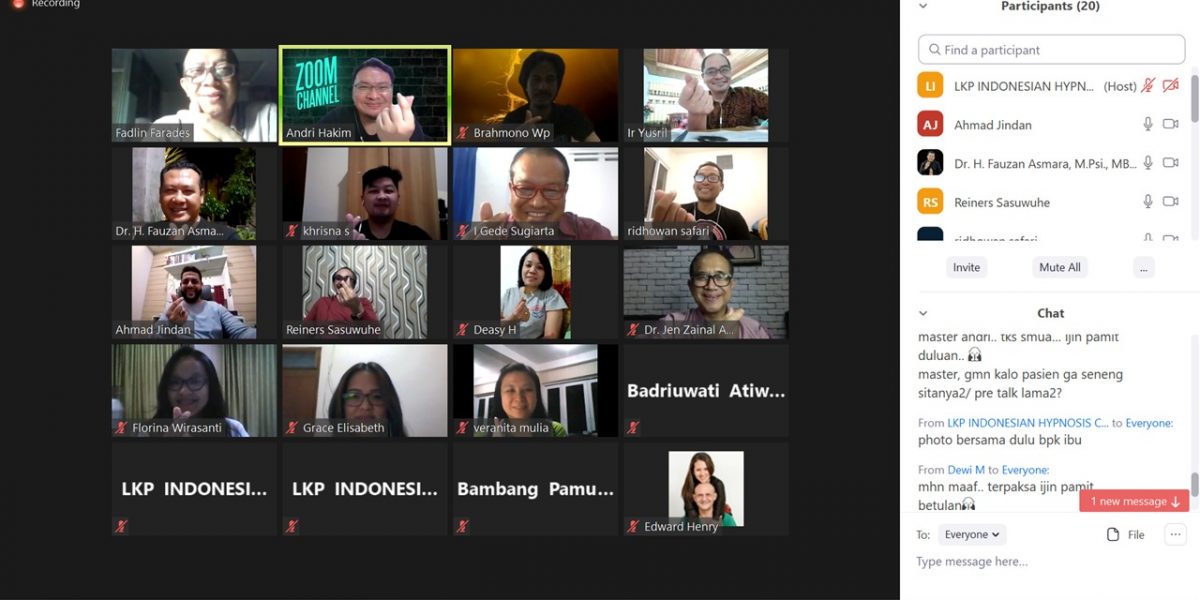Sosialisasi ELearning Hypnotherapist - Spesialist