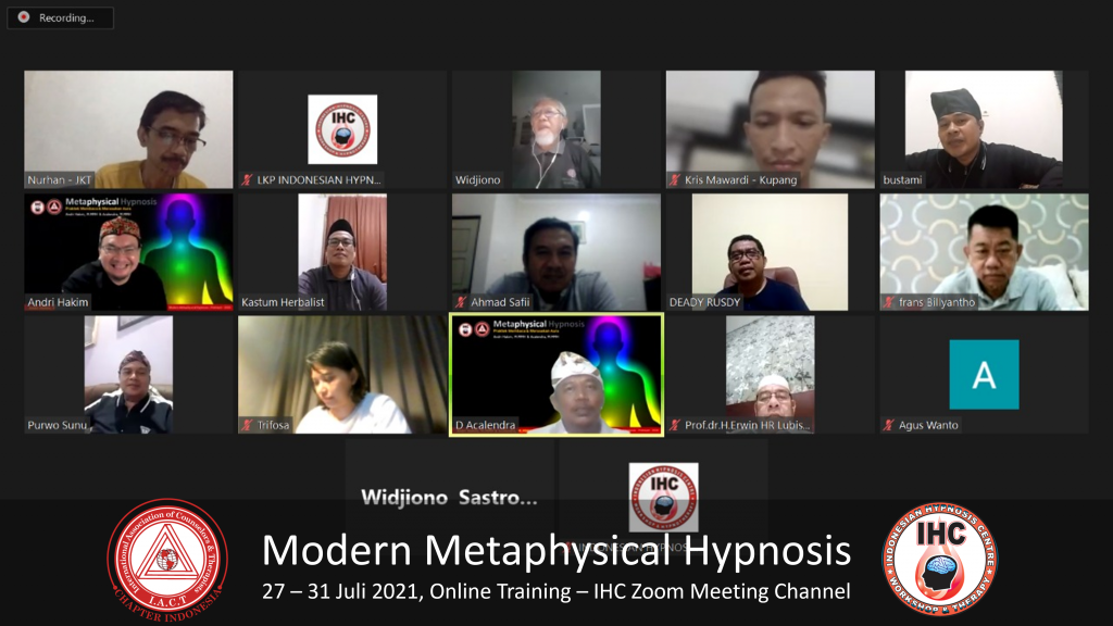 Andri Hakim 1 Modern Metaphysical Hypnosis 27 - 31 Juli 2021